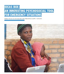 Cover of the report "Ideas Box: An innovative psychosocial tool for emergency situations"