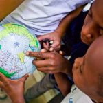 Enfants àla bibliotheque - Haiti